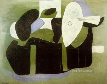  Instrumentos Arte - Instrumentos musicales sobre una mesa 1926 cubismo Pablo Picasso